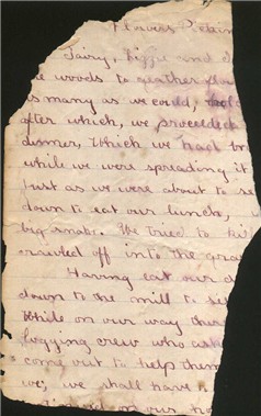 DIARY-2 opal whiteley diary fragment
