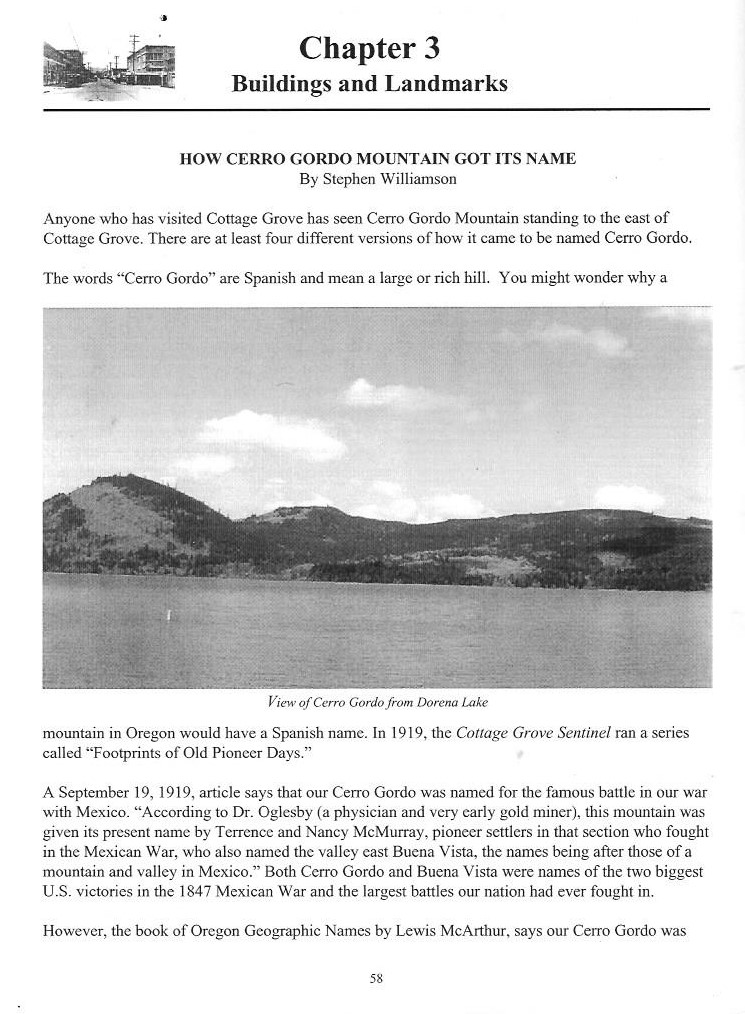CG History 2 cottage grove historian article steve williamson
