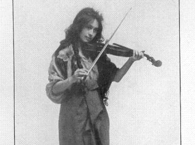 opal whiteley with violin